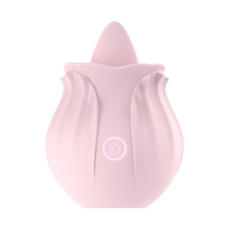 Vibration Tongue Licking Female Masturbator - Silicone & ABS, Multiple Colors