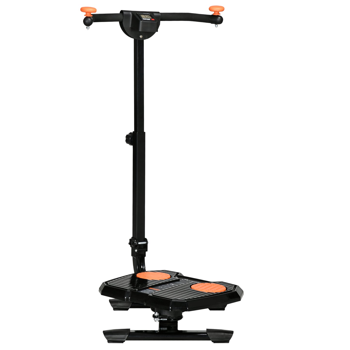 Foldable Ab Twister Board with LCD for Core Fitness - Black & Red