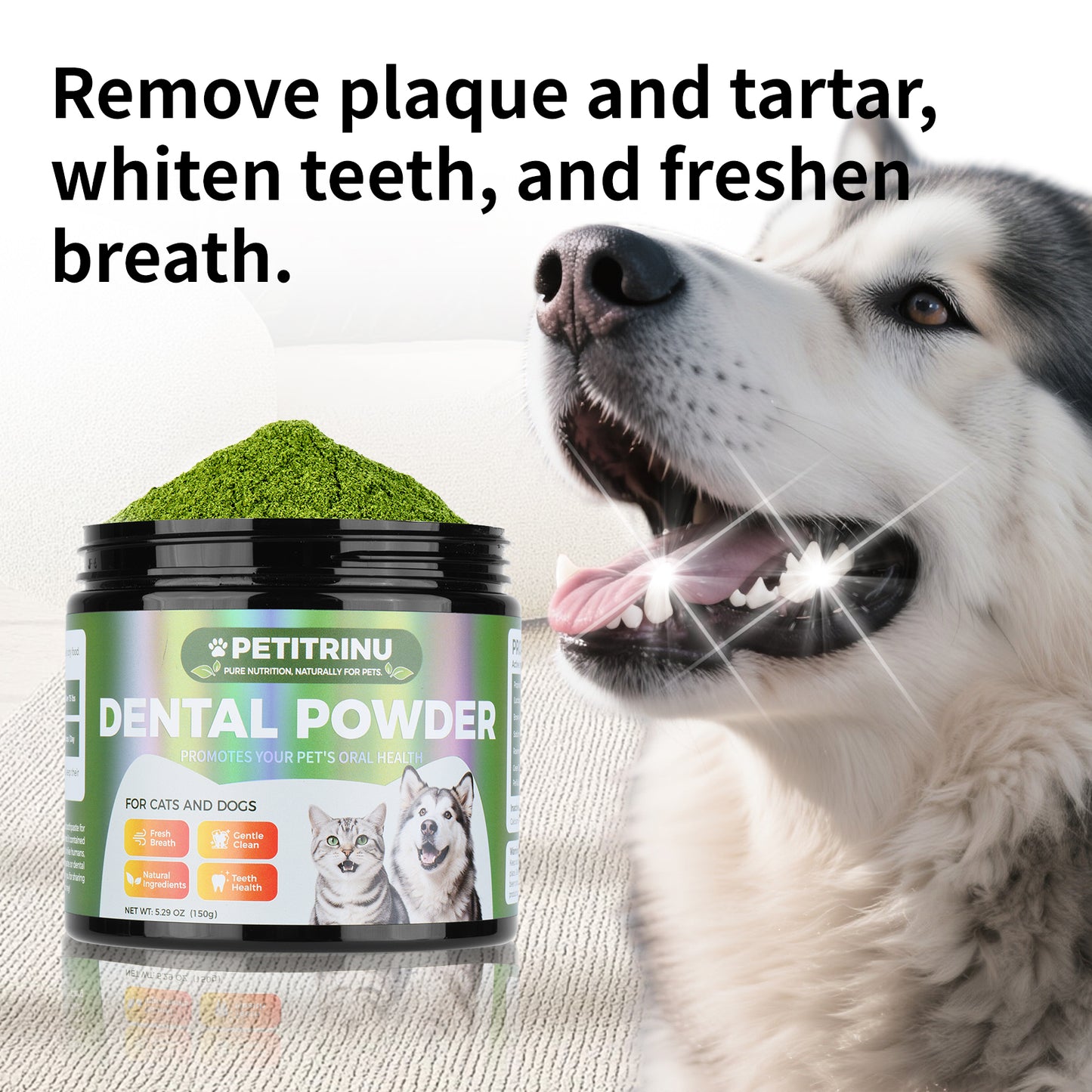 Pet Toothpaste for Cats and Dogs - Oral Care, Fresh Breath, Easy to Use