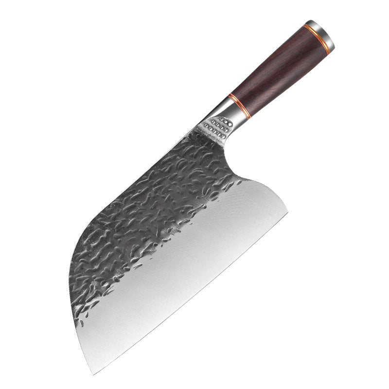 Stainless Steel Forged Hammer Pattern Kitchen Knife Set