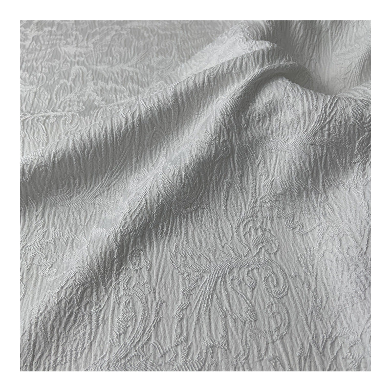 Embossed Silk Jacquard Fabric for Sewing and Upholstery - 145cm Wide