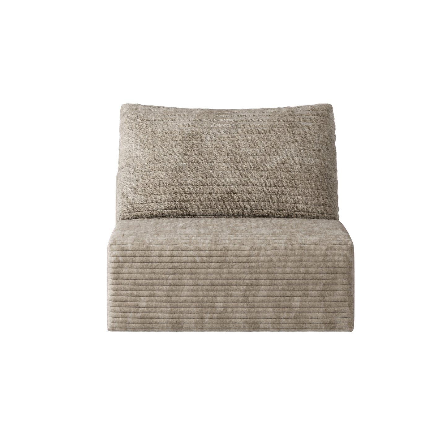Single Seat Sofa in Camel Corduroy - Y159-1S