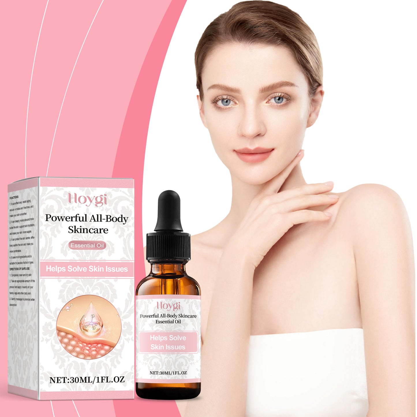 Hydrating Full Body Moisturizing Oil - Anti-Aging Tea Tree Skin Care 30ml