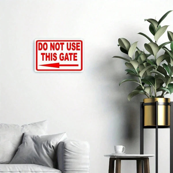 Metal Tin Wall Decoration - 20 cm x 20 cm