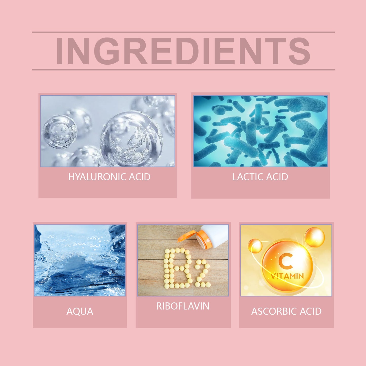 Anti-Wrinkle Facial Serum with Hyaluronic Acid - 30ml
