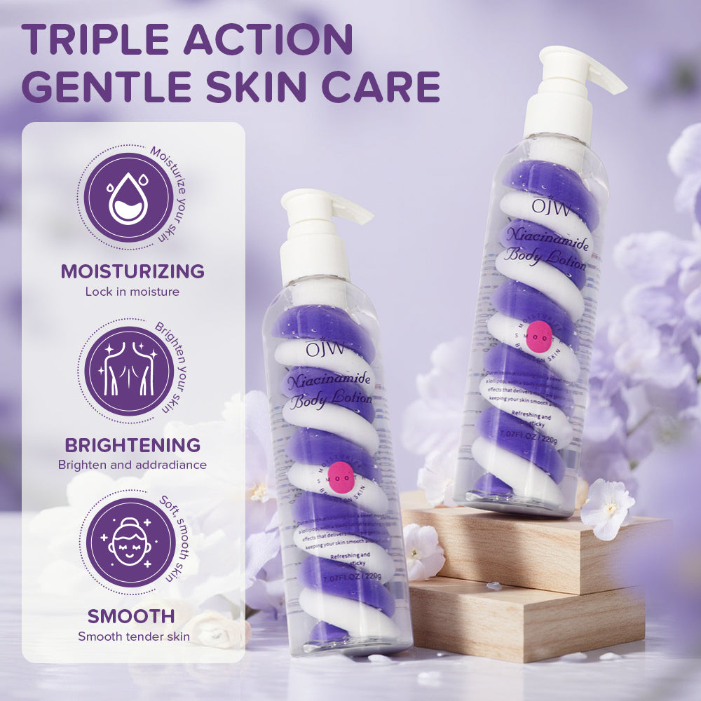 Niacinamide Body Lotion 220g - Purple