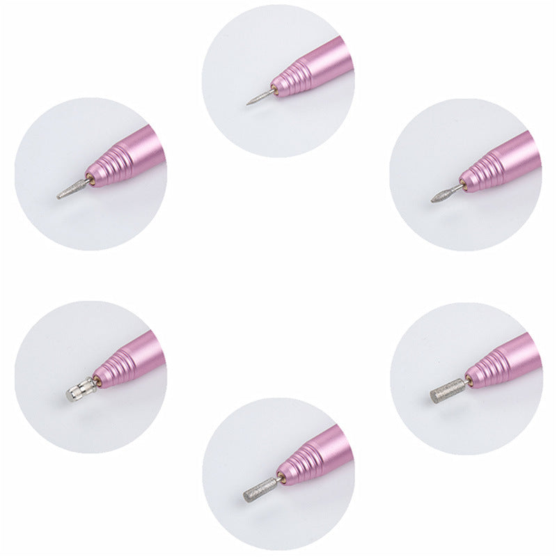 35000 RPM Rechargeable Nail Polisher - Pink