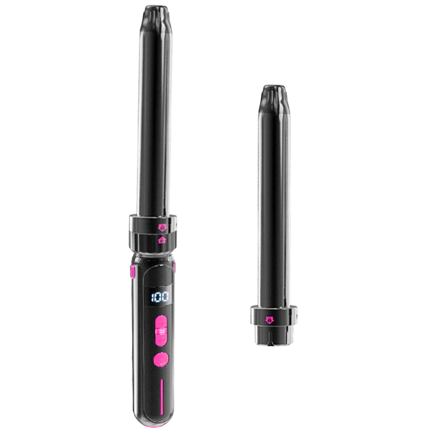 Ceramic 2-in-1 Curling and Straightening Iron with PTC Fast Heating