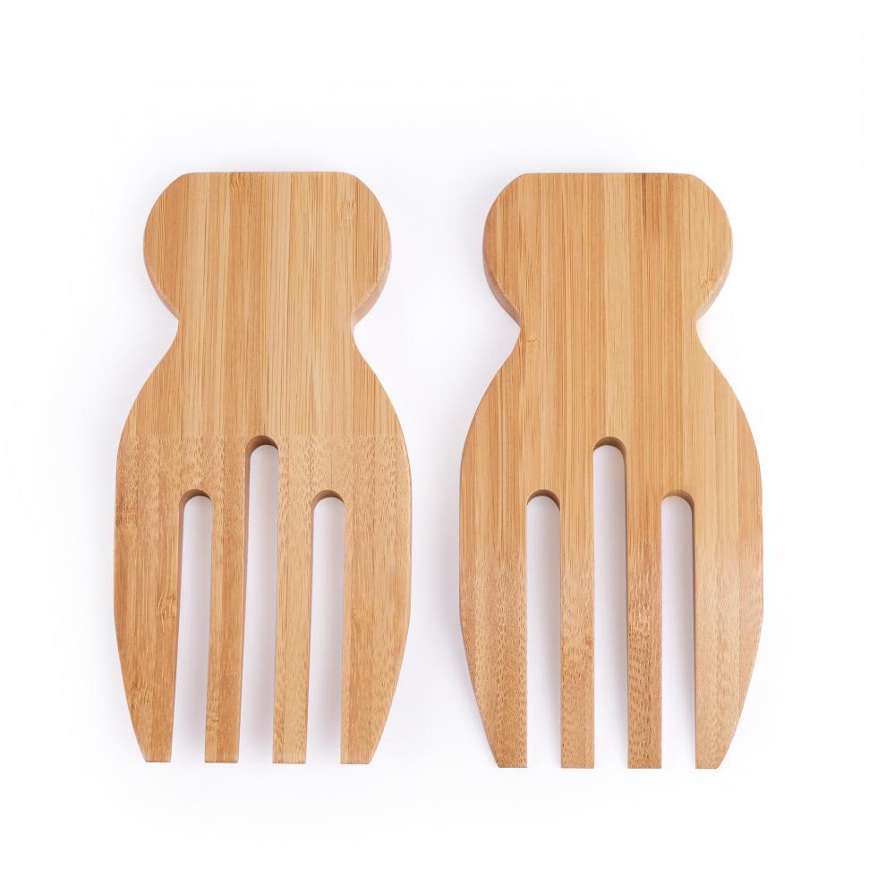 Minimalist Bamboo Salad Mixer Tool for Kitchen, 1 Piece