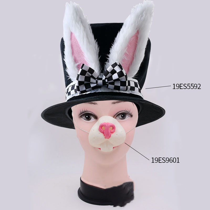 Halloween Rabbit Ears Party Hat - Tall Cosplay Dance Costume Accessory