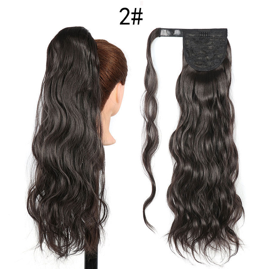 Curly Ponytail Hairpiece with Velcro Closure for Ladies - Multiple Colors