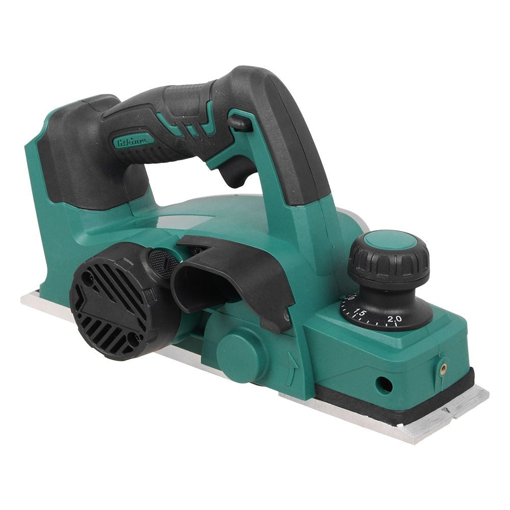 18V Brushless Cordless Planer 82mm Power Tool for Woodworking - Body Only