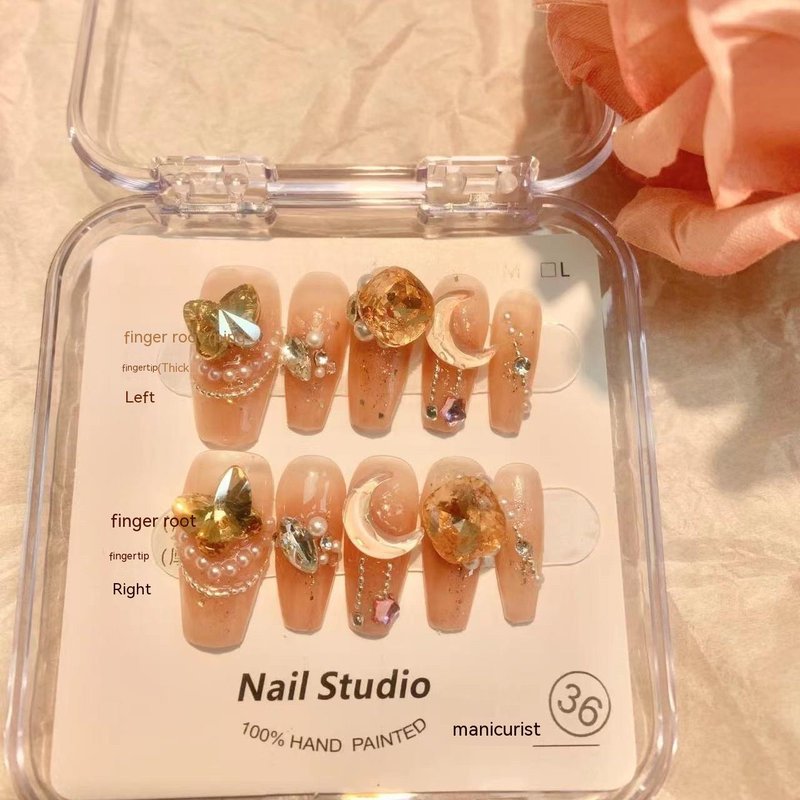 Detachable False Nails with Sun Protection