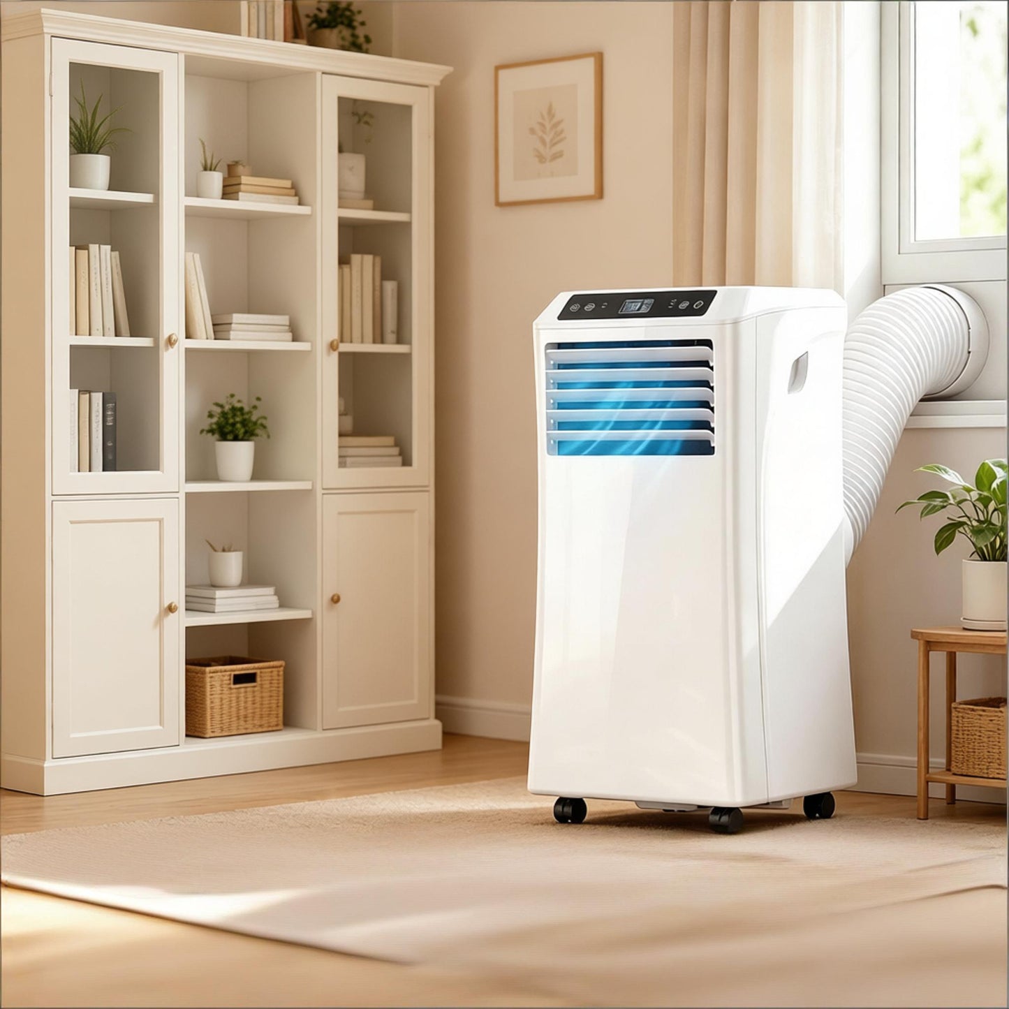 Portable Air Conditioner - 10,000 BTU with Remote Control - White