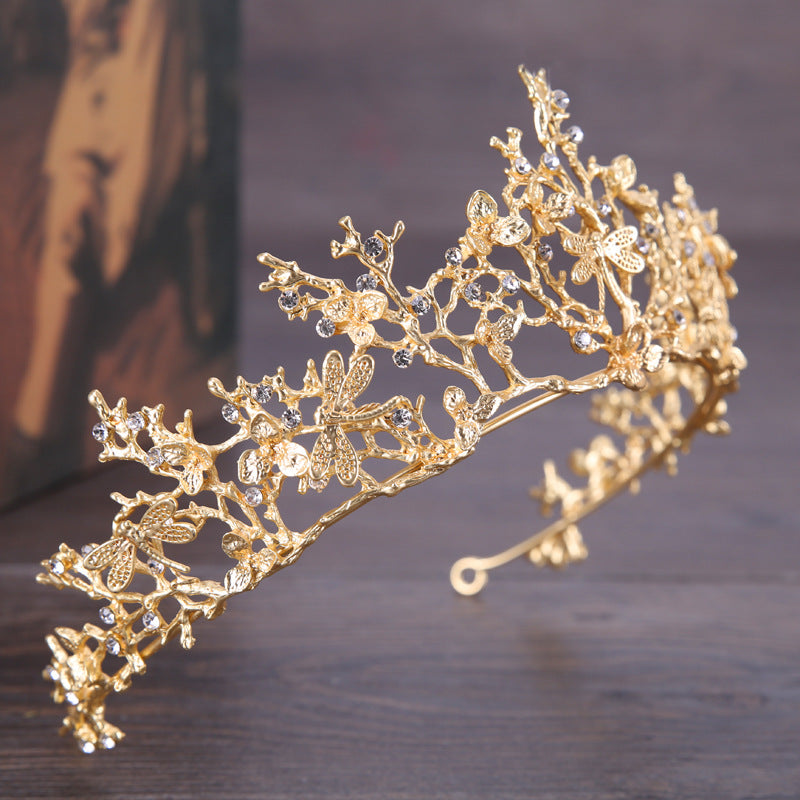 Bridal Crown Headband - Alloy Hair Accessory