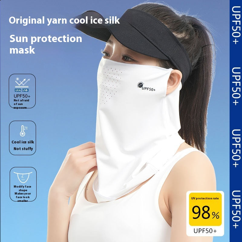 Breathable Face Mask with UV Protection & Neck Ear Hanging