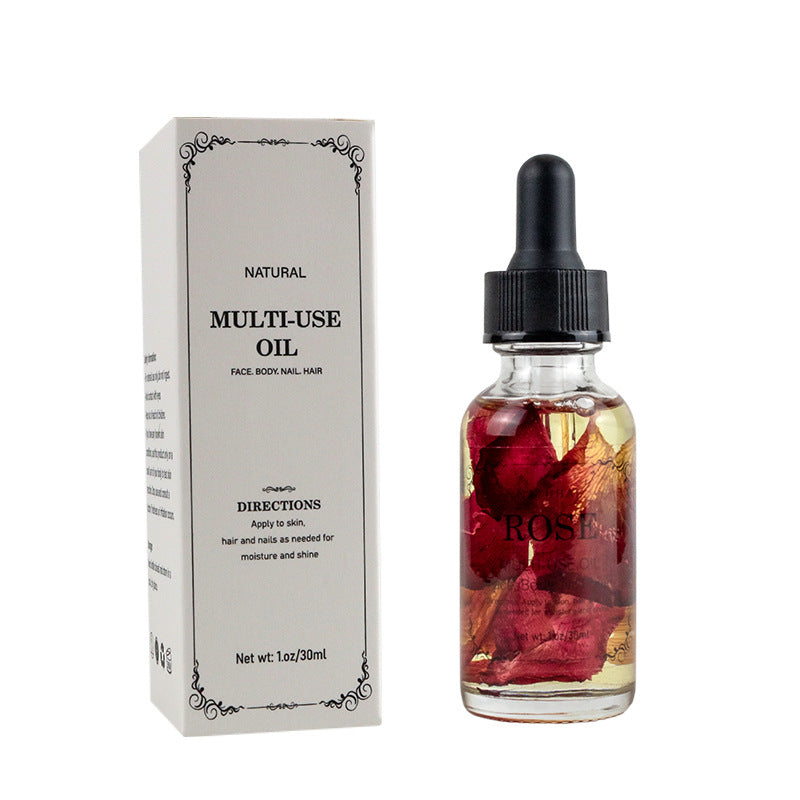 Massage Oil with Dried Flowers - Multi-Scent