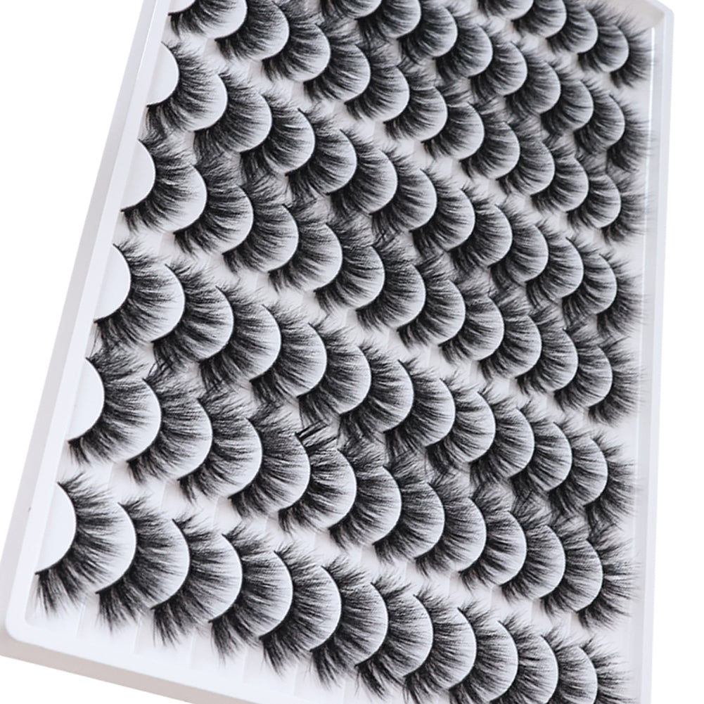3D False Eyelashes - Multi-Layered Realistic Soft Lashes