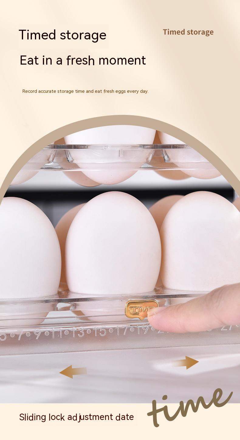 Kitchen Egg Storage Box - Food Preservation Container with Multiple Colors