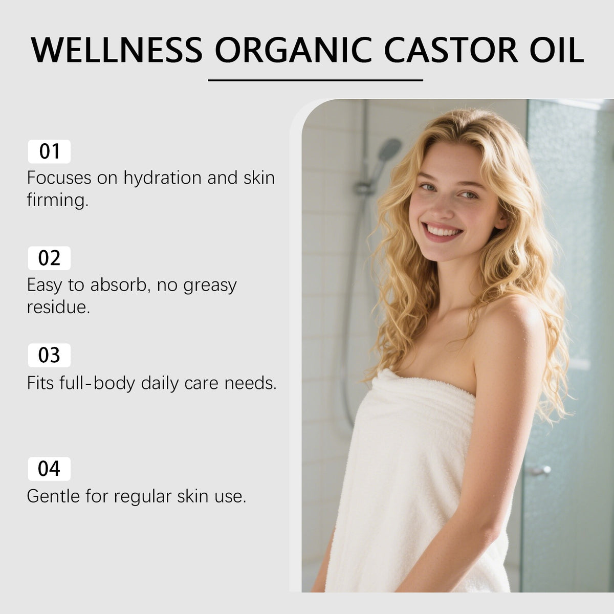 Castor Oil Body Moisturizer - 100ml