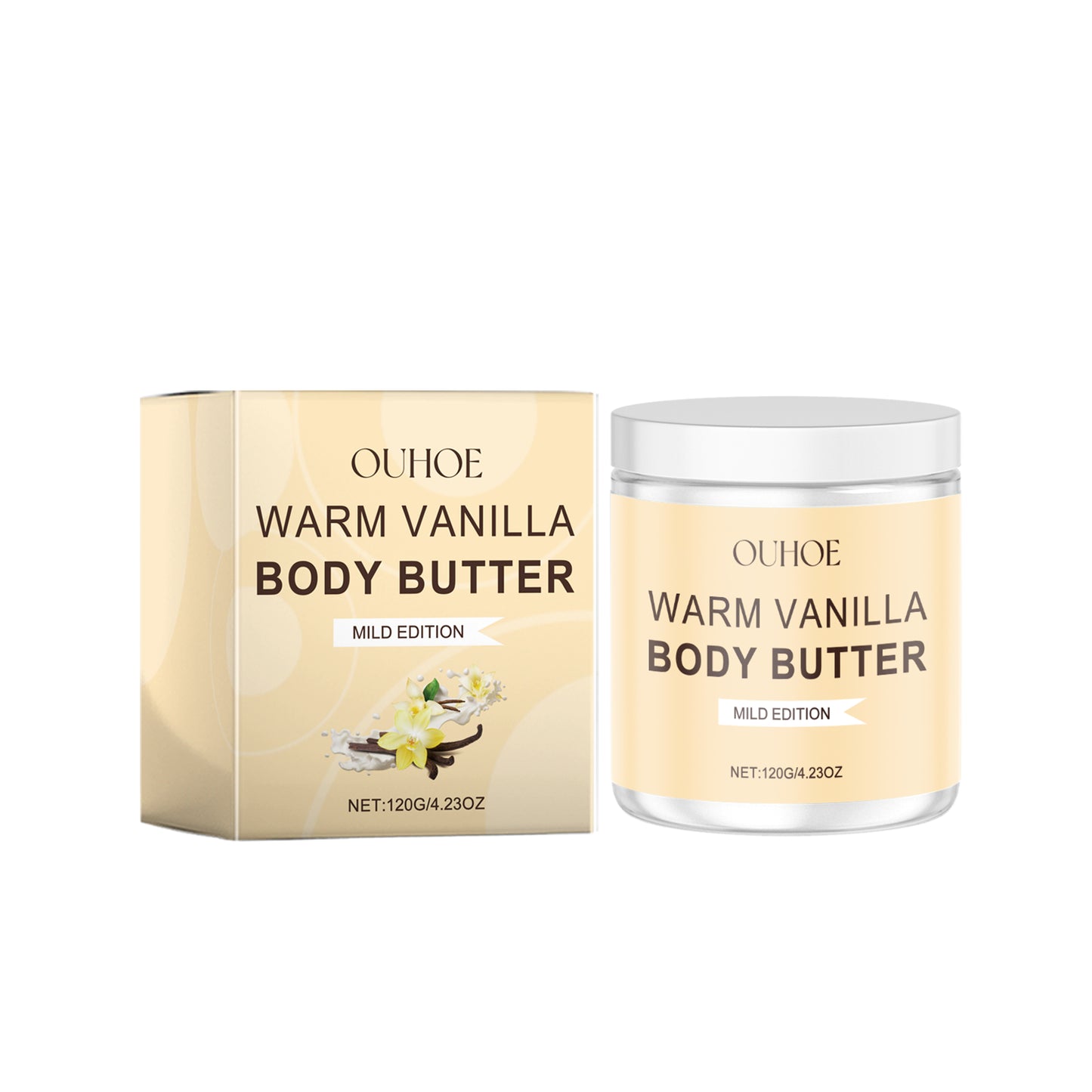 Vanilla Body Scrub for Exfoliation and Deep Skin Nourishment