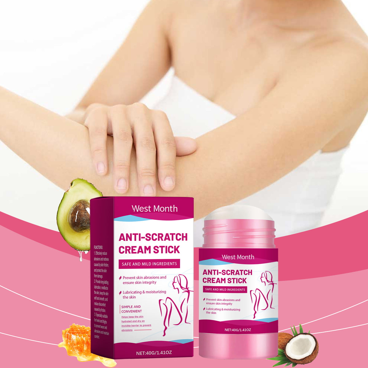 Body Anti Friction Moisturizing Stick 40g