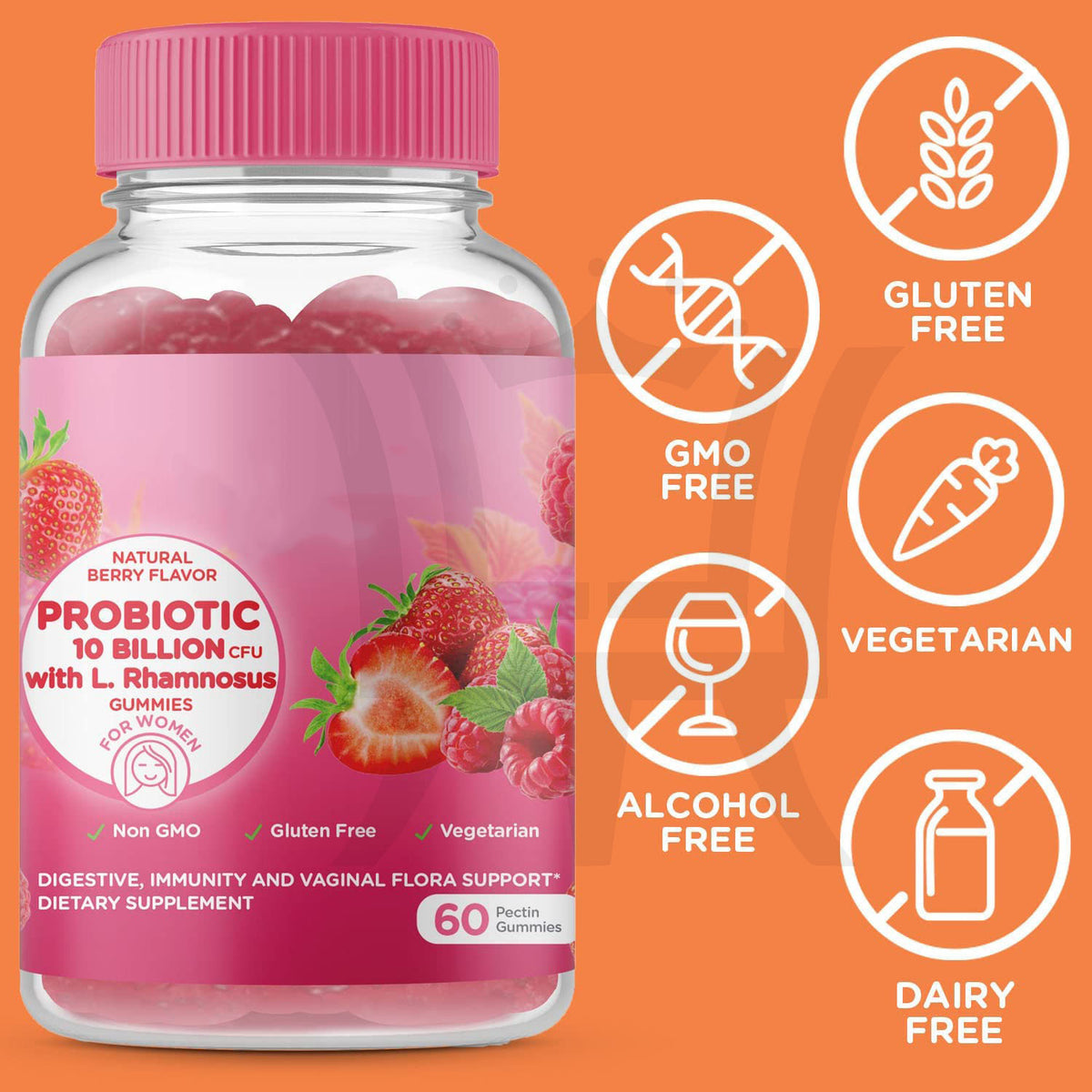 Probiotic Gummies - 60 Tablets