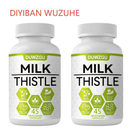 Milk Thistle Herbal Supplement Capsules