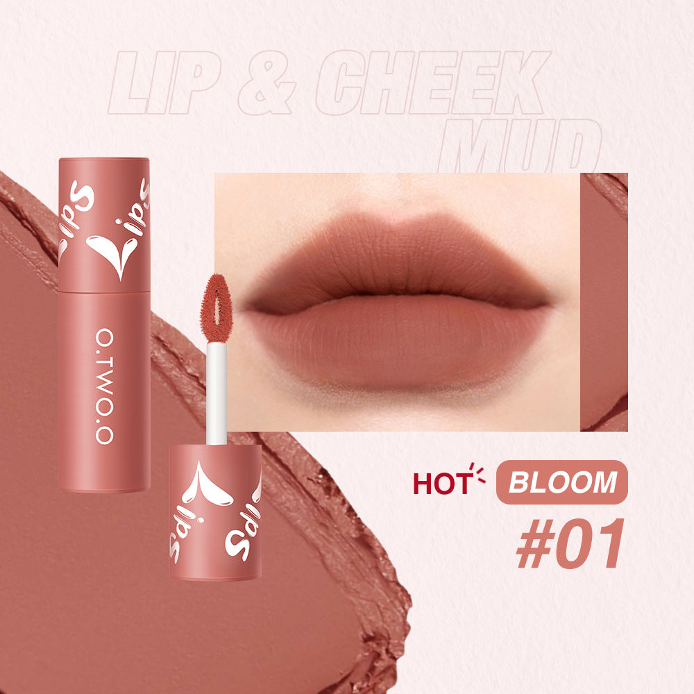 Matte Fog Lip and Cheek Dual-Use Powder Blusher and Lipstick - Air Lip Glaze