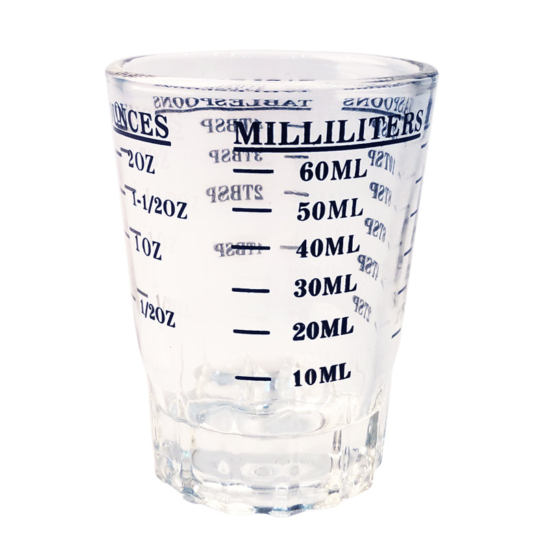 Lead-Free Italian Glass Graduated Measuring Cup for Kitchen & Home Use