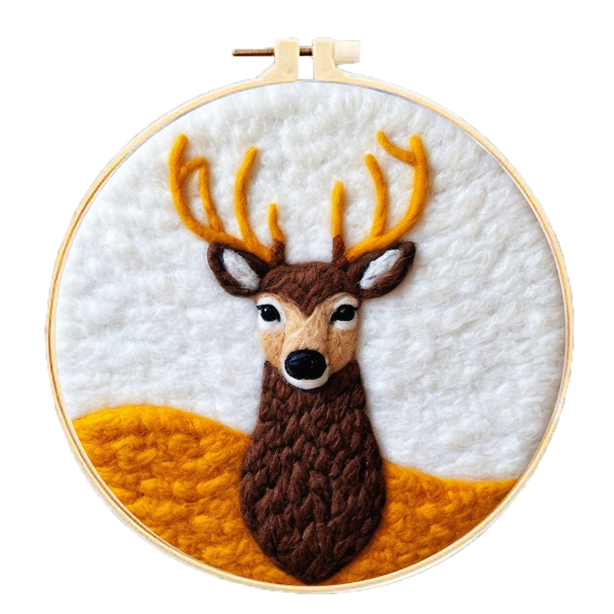Embroidery Needle Felt Blanket Painting Kit - House Decor & Crafts