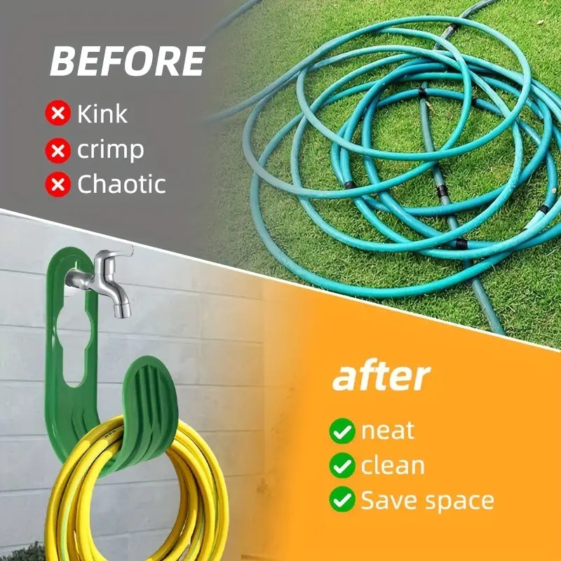 Garden Hose Hook Bracket Wall Mount Water Hose Holder Storage Organizer
