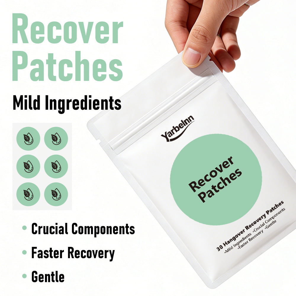 Hangover Relief Patches 30pcs - Natural Plant Extract Body Care Patches
