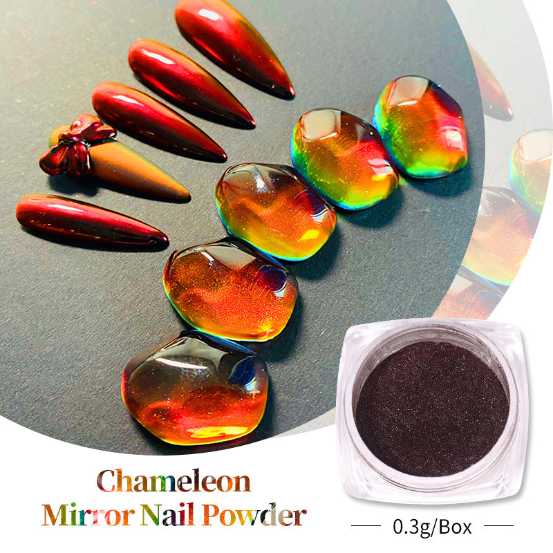 Chameleon Pink Laser Mirror Nail Powder