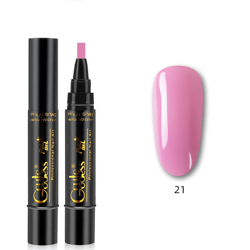 3-in-1 Magnetic Nail Art Pen - Quick-Dry Gel for French & Water Ripple Effects