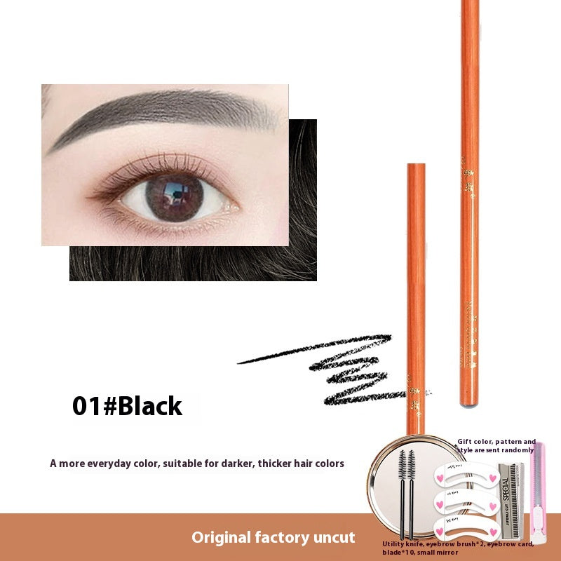 Waterproof Eyebrow Pencil Set - Durable Makeup for Natural Look
