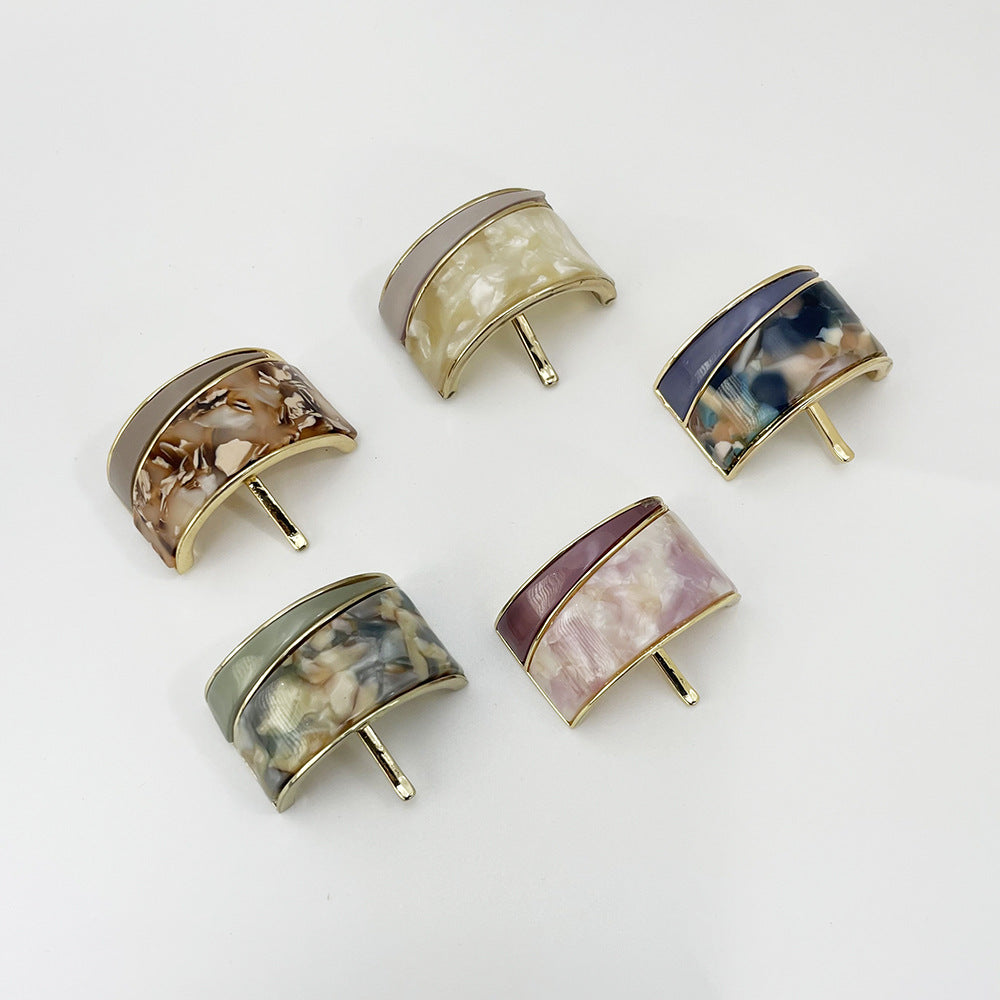 Metal Hair Clip for Low Ponytail, Multiple Colors