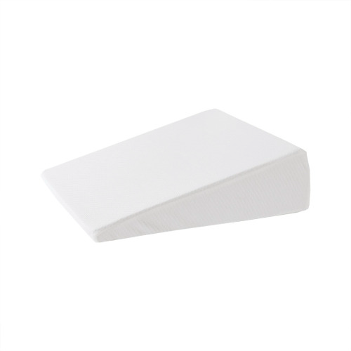 Wedge Pillow - White Polyester Bed Support Cushion