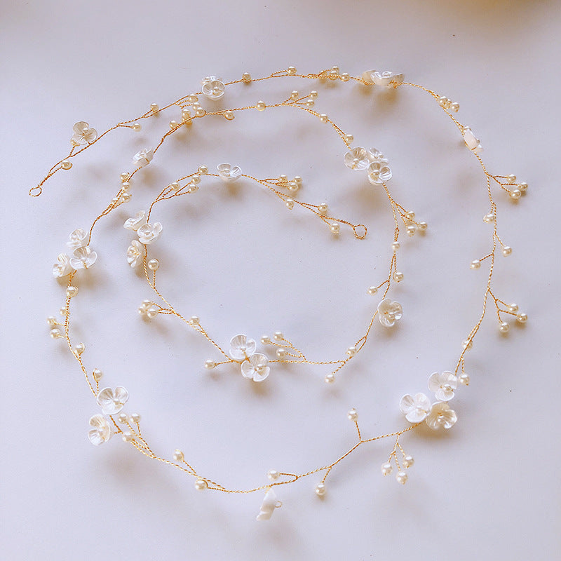 Elegant Handmade Pearl Crystal Hairpin for Bridal & Formal Hairstyles