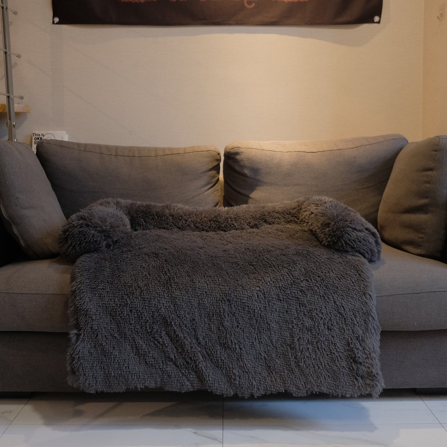 Dog Bed - Soft Cozy Pet Nest for Small, Medium, Large Dogs