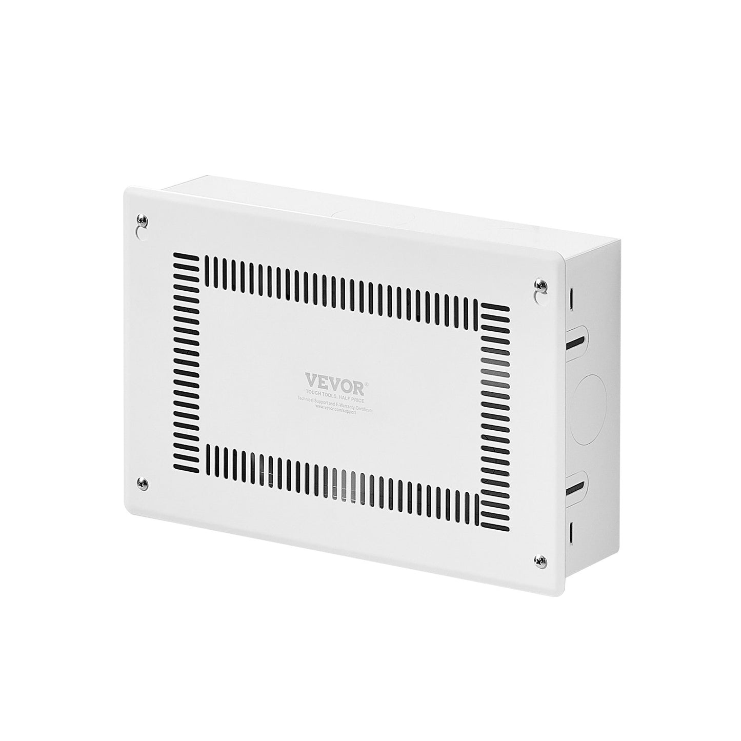 9-Inch Recessed Wall Media Enclosure with Cover for Audio/Video Storage