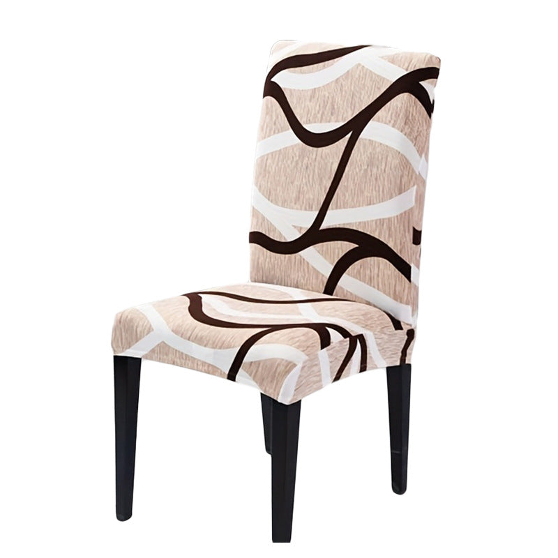 Elastic Chair Cover - Printed Stretch Home Office Chair Protector