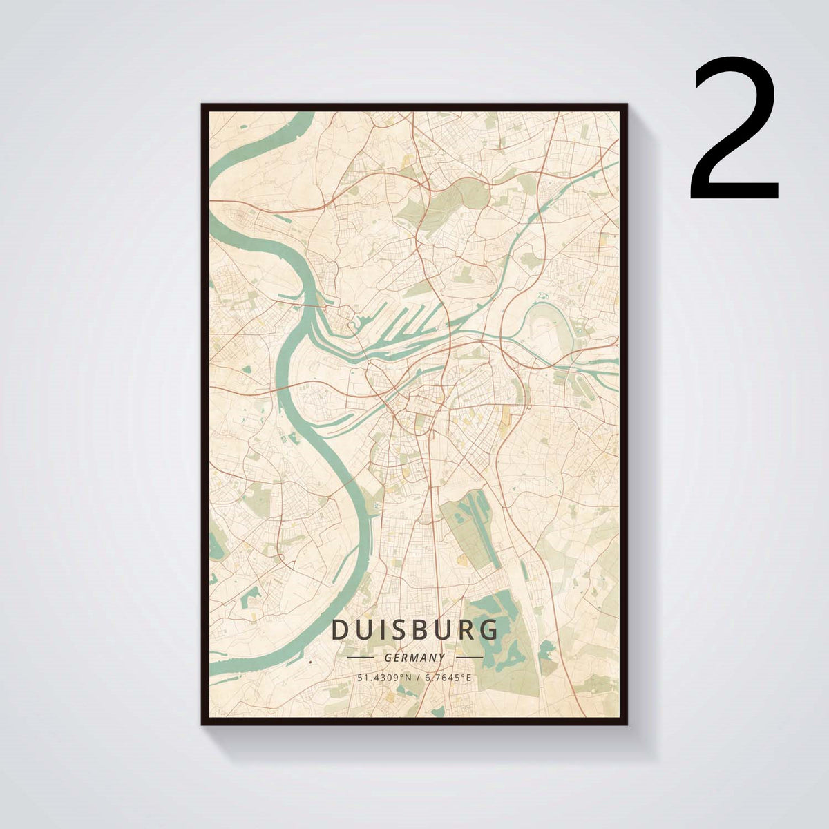 German City Subway Canvas Wall Art Poster - Home Decor
