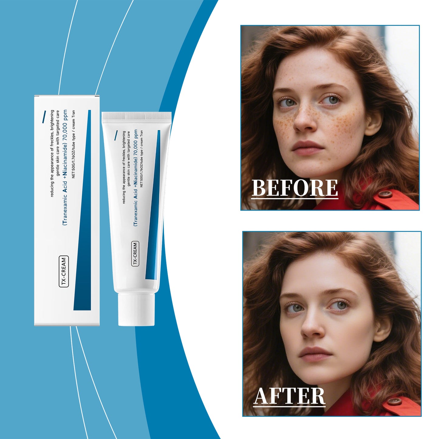 Brightening Spot-Reducing Face Cream - 50g Daily Skin Care Solution