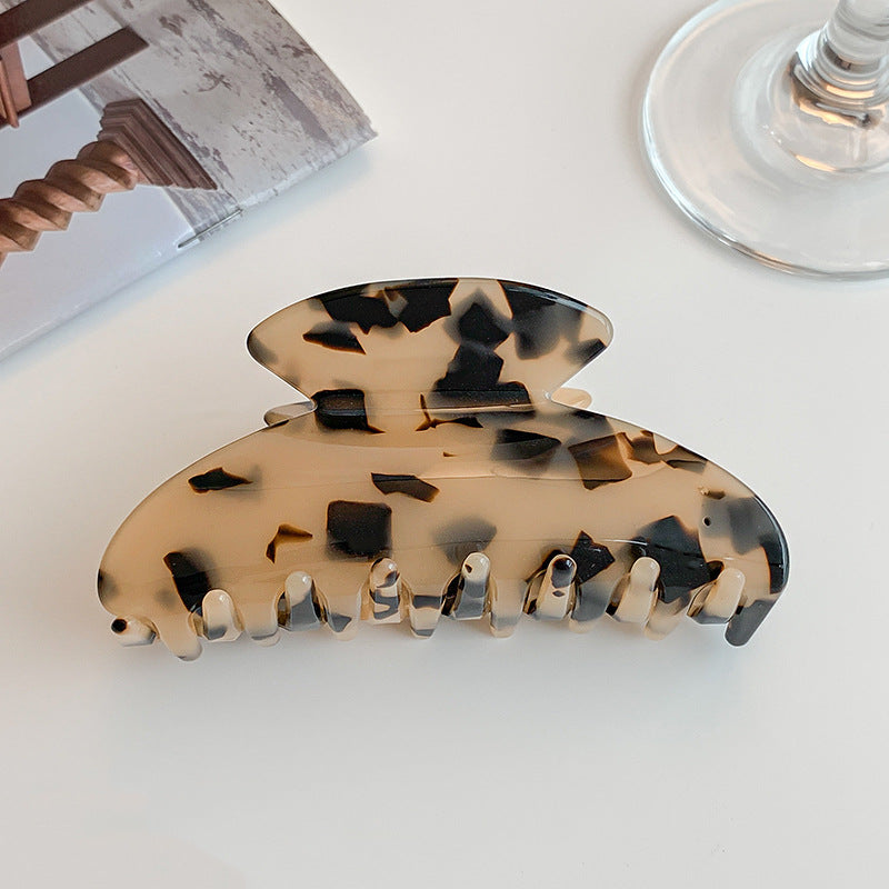 High-End Leopard Print Hair Clip for Stylish Hair Accessories