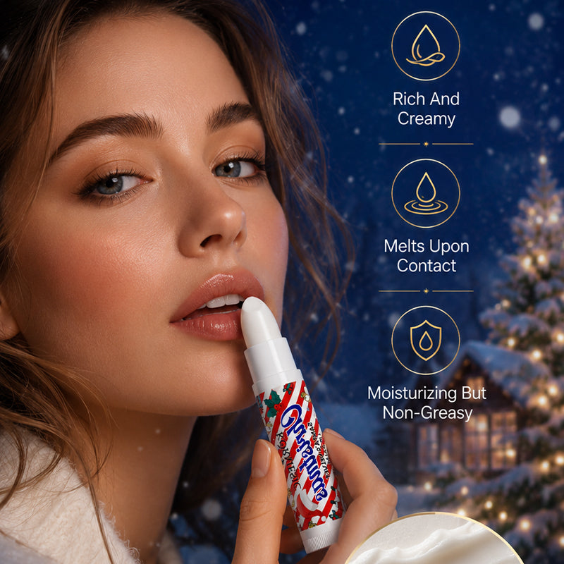 Santa Velvet Lip Balm Gift Set - 5g Holiday Lip Care