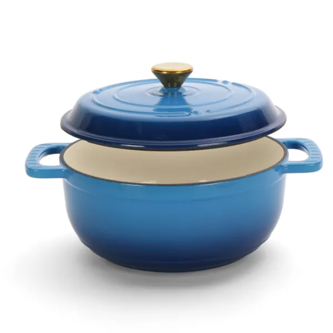 5QT Cast Iron Cooking Pot - Durable Kitchen Essential