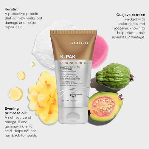 Joico K-PAK Reconstructor Deep-Penetrating Treatment | For Severely Damaged Hair | Repair & Strengthen Strands | Rebuild & Fortify Damaged Hair | Improve Elasticity | With Keratin & Arginine