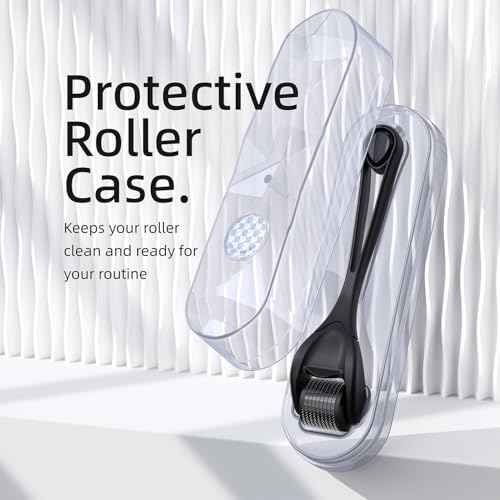 Microneedling Roller for Face and Beard | Derma Roller for Women and Men | Micro Needle Roller for Scalp Face [Pro]