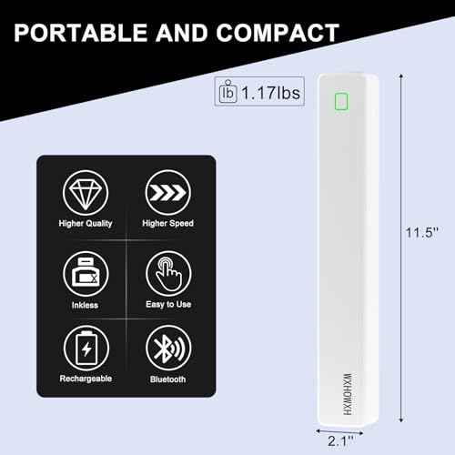 Tattoo Stencil Printer,Tattoo Machine for Artists&Beginners,Without Transfer Paper,Portable Wireless Bluetooth Printer Compatible with Phone&PC